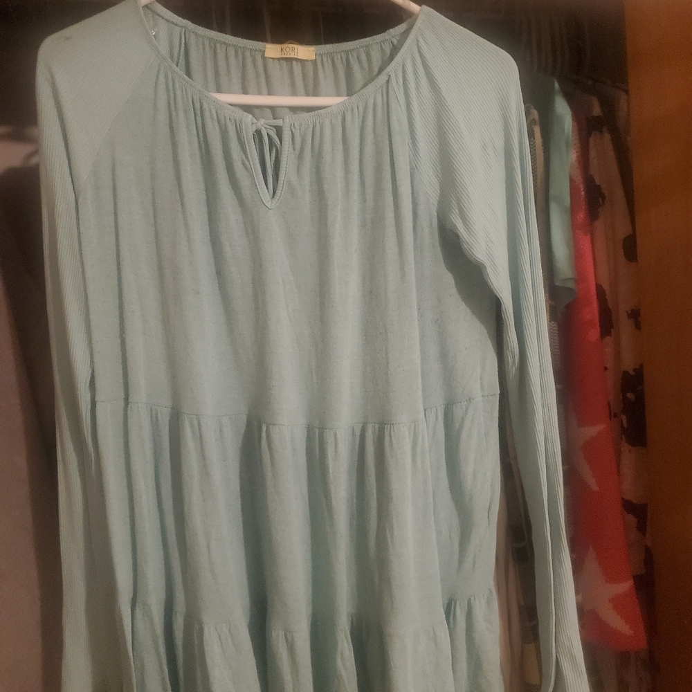 Mint Kori Brand Small Blouse